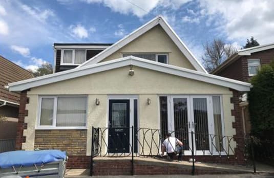 Property after ProPERLA Wall Coating - QES Exteriors