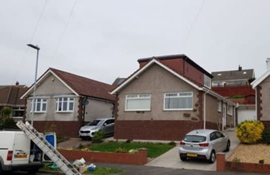 Property before roof rejuvenation - QES Exteriors