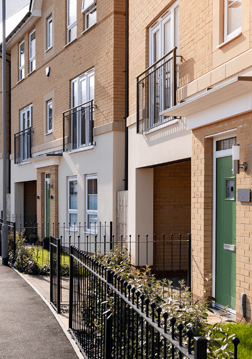 Modern building with ProPERLA wall coating - QES Exteriors