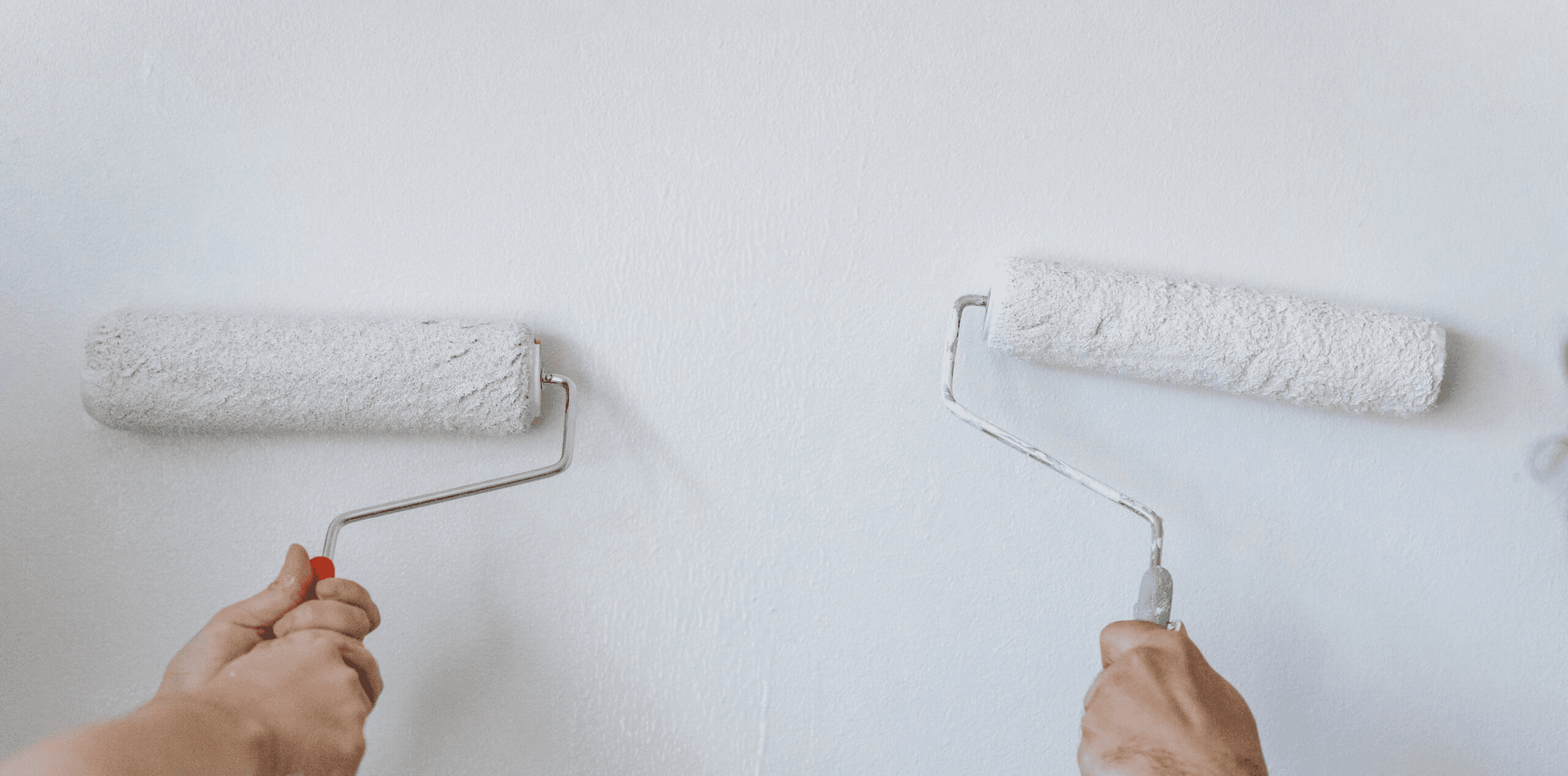 Professional Protherm thermal coating application showing paint rollers