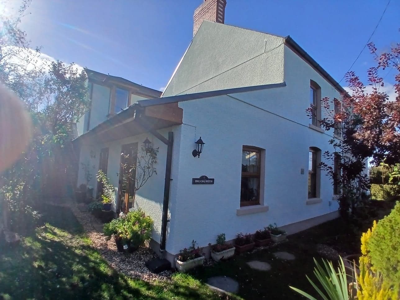 Before - house exterior, QES Exteriors