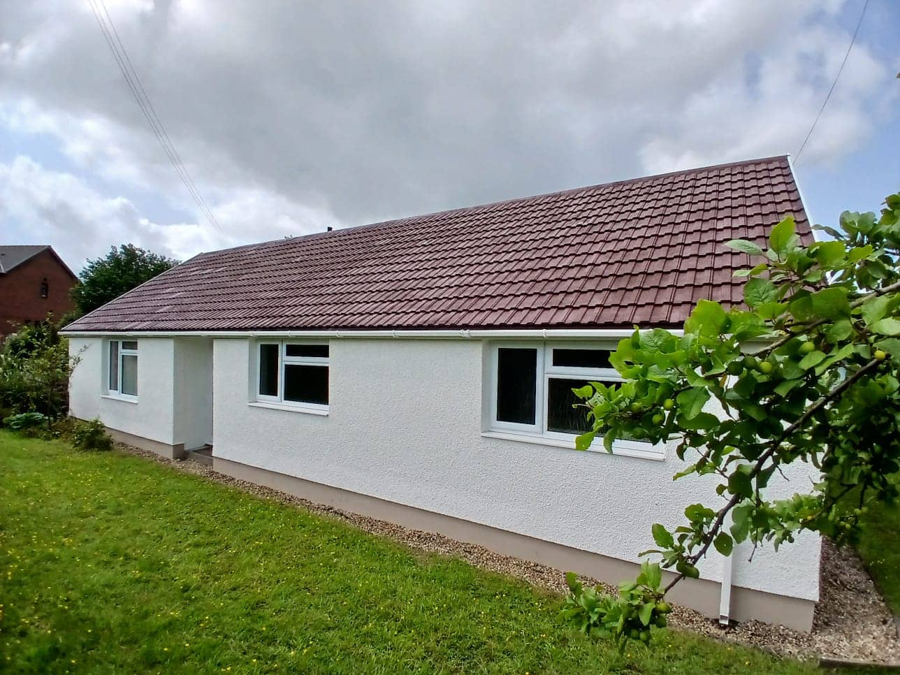Before - bungalow roof and walls, QES Exteriors