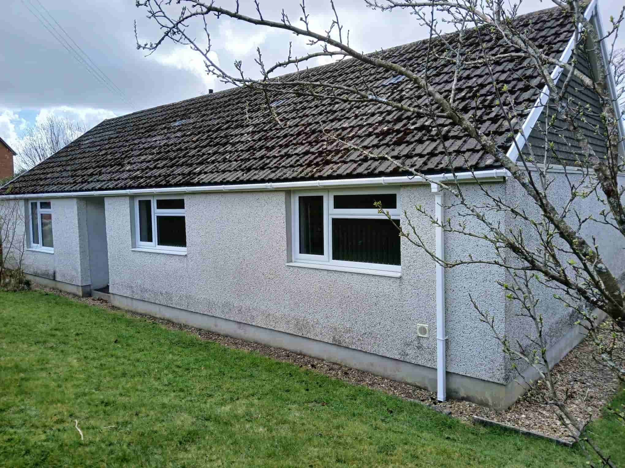 Before - bungalow roof and walls, QES Exteriors