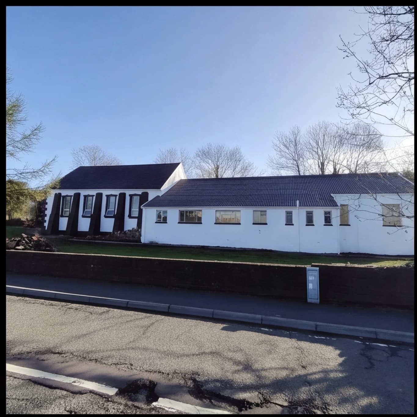 Before - exterior renovation, QES Exteriors